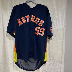 Houston Astros Framber Valdez Sunday Navy Jersey XL